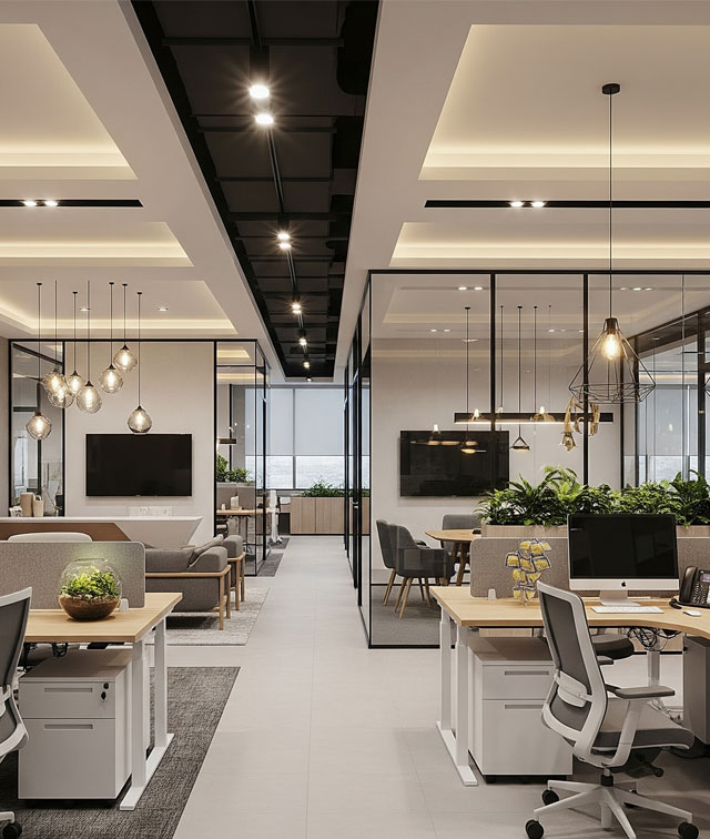 Commercial Workspace Setup portfolio